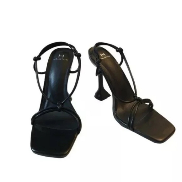 H by Halston Picasso Lace-up Dress Sandals Heels - Picture 2 of 11